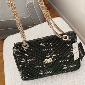 Steve Madden Gold chain shoulder bag.